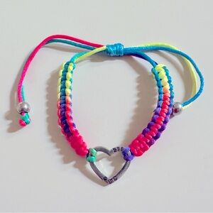 Heart Friendship Bracelet - Rainbow Color